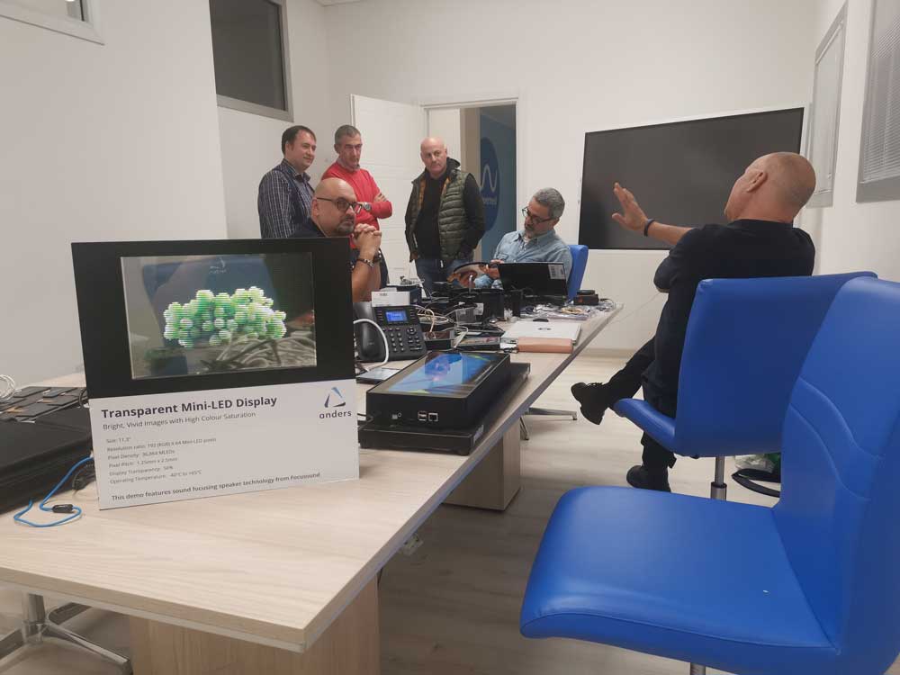 mini-led demo at technology roadshow